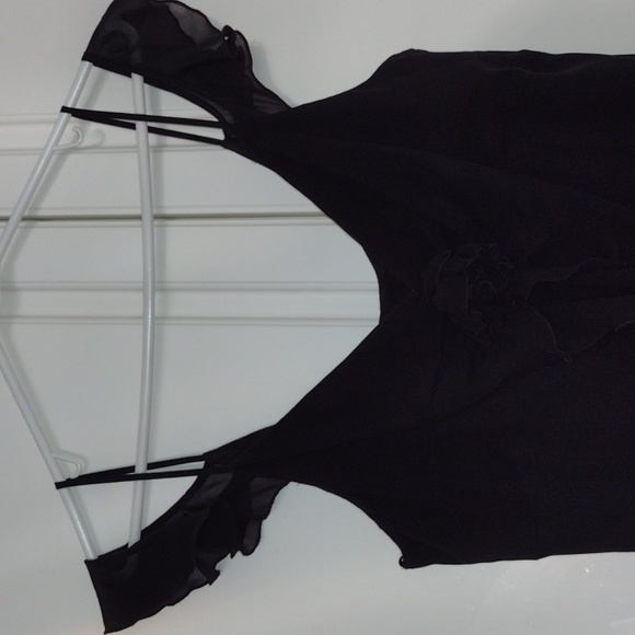 Black Jessica full length dress - Picture 2 of 7